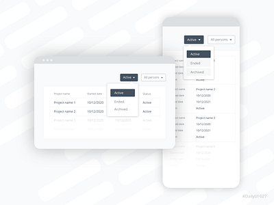 Dropdown adobe xd adobexd app daily ui dailyui dropdown filter light minimal mobile select table trendy ui ui ux ux