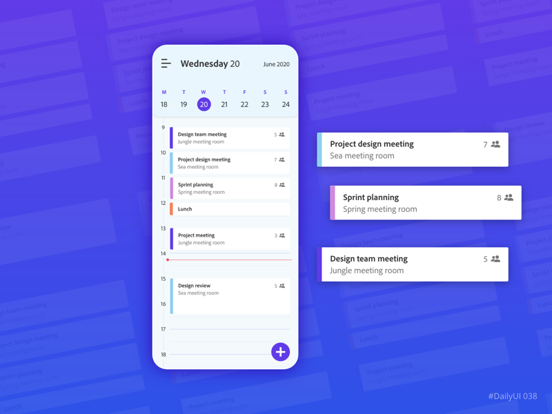 Calendar by Rurik on Dribbble