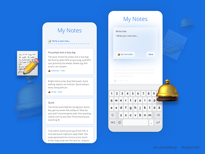 Notes widget adobe xd adobexd app daily ui dailyui dailyuichallenge design mobile modern notes notes widget ui ux