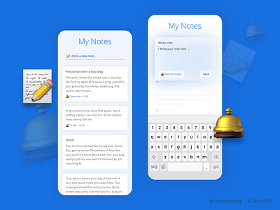 Notes widget