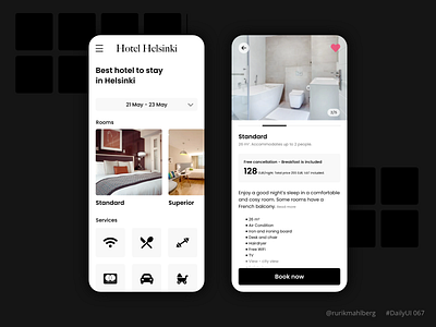 Hotel booking adobe xd app booking daily ui dailyui hotel app hotel booking hotels minimalist mobile mobile app modern trendy ui ux