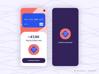 Button design for payment adobe xd app button color daily ui dailyui minimalist mobile modern payment trendy