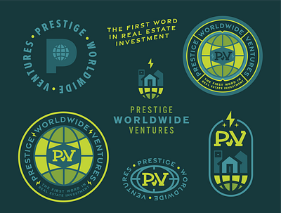 Prestige Worldwide Ventures blue concept earth globe green logo prestige ventures worldwide