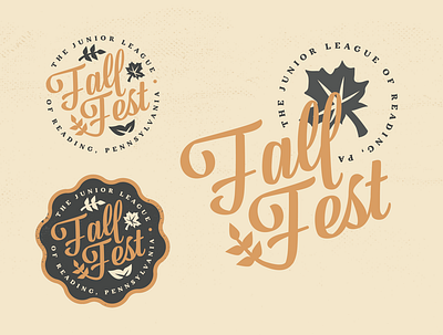 Fall Fest branding fall festivals logo