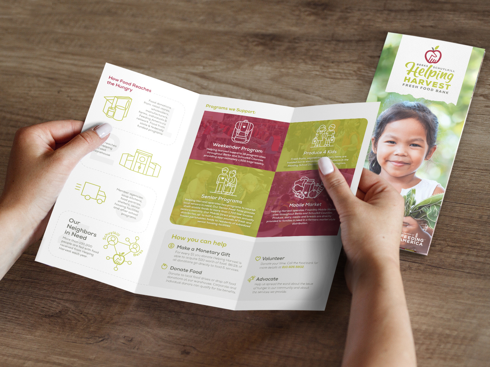 Food Bank Brochure by Kailee Ann on Dribbble