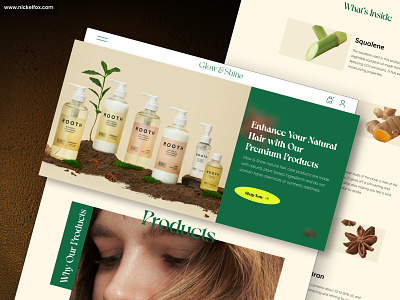 Hair Care Product - Website.
