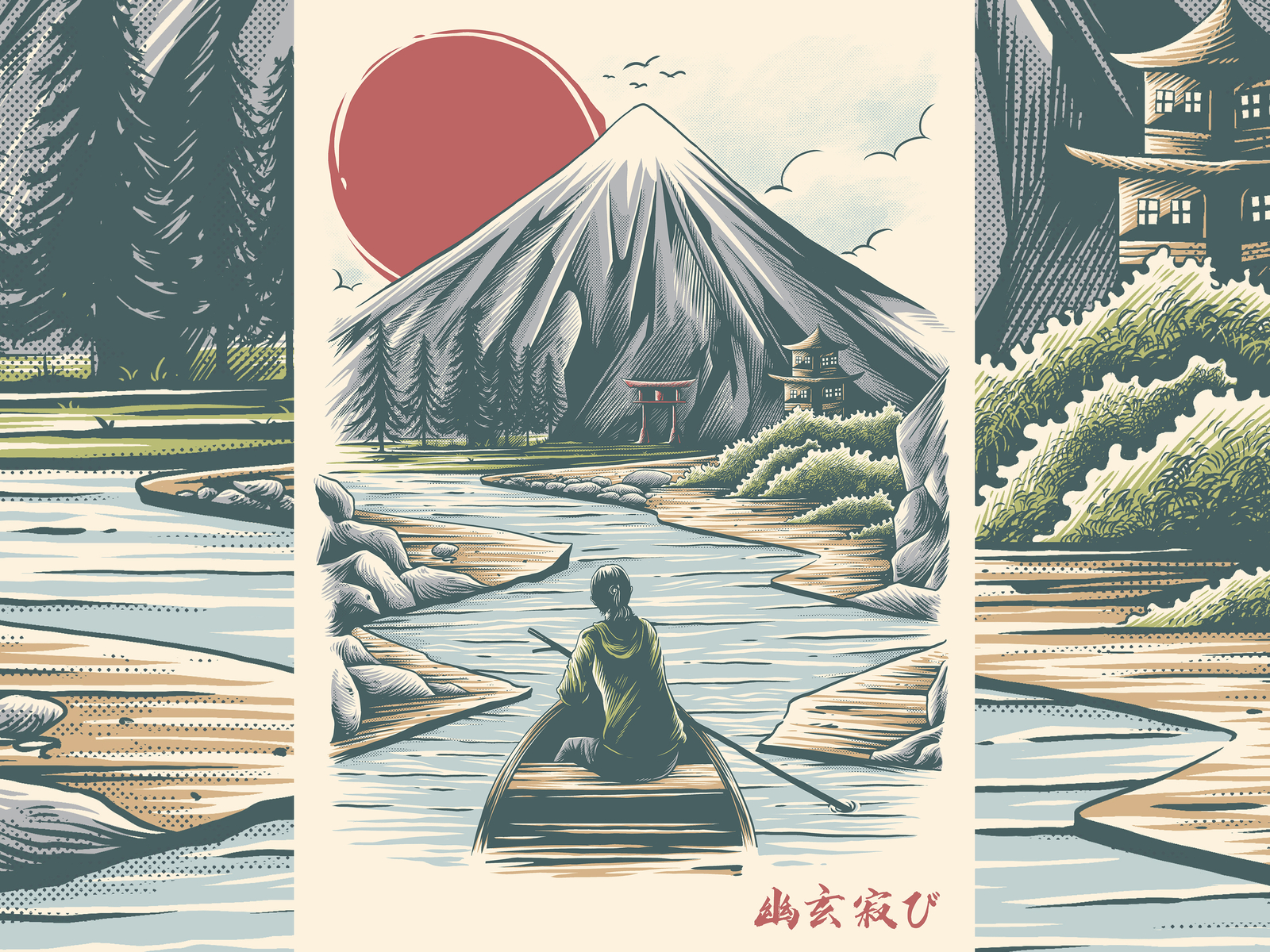 Japanese Culture Illustration by Akartimang Studio on Dribbble