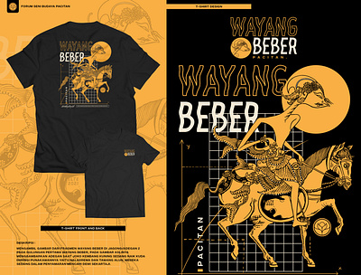 Wayang Beber Series design digitalillustration handdrawn illustration tshirt design vintage vintage design