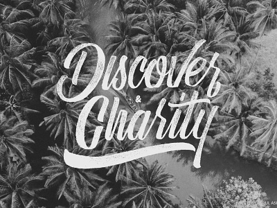 Discover And Charity branding design illustration typography