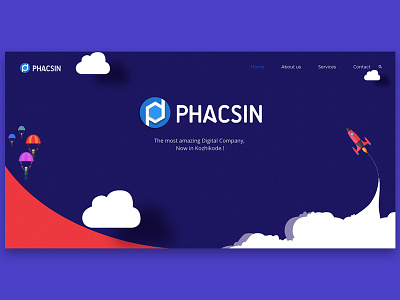 Phacsin branding design ui ux web