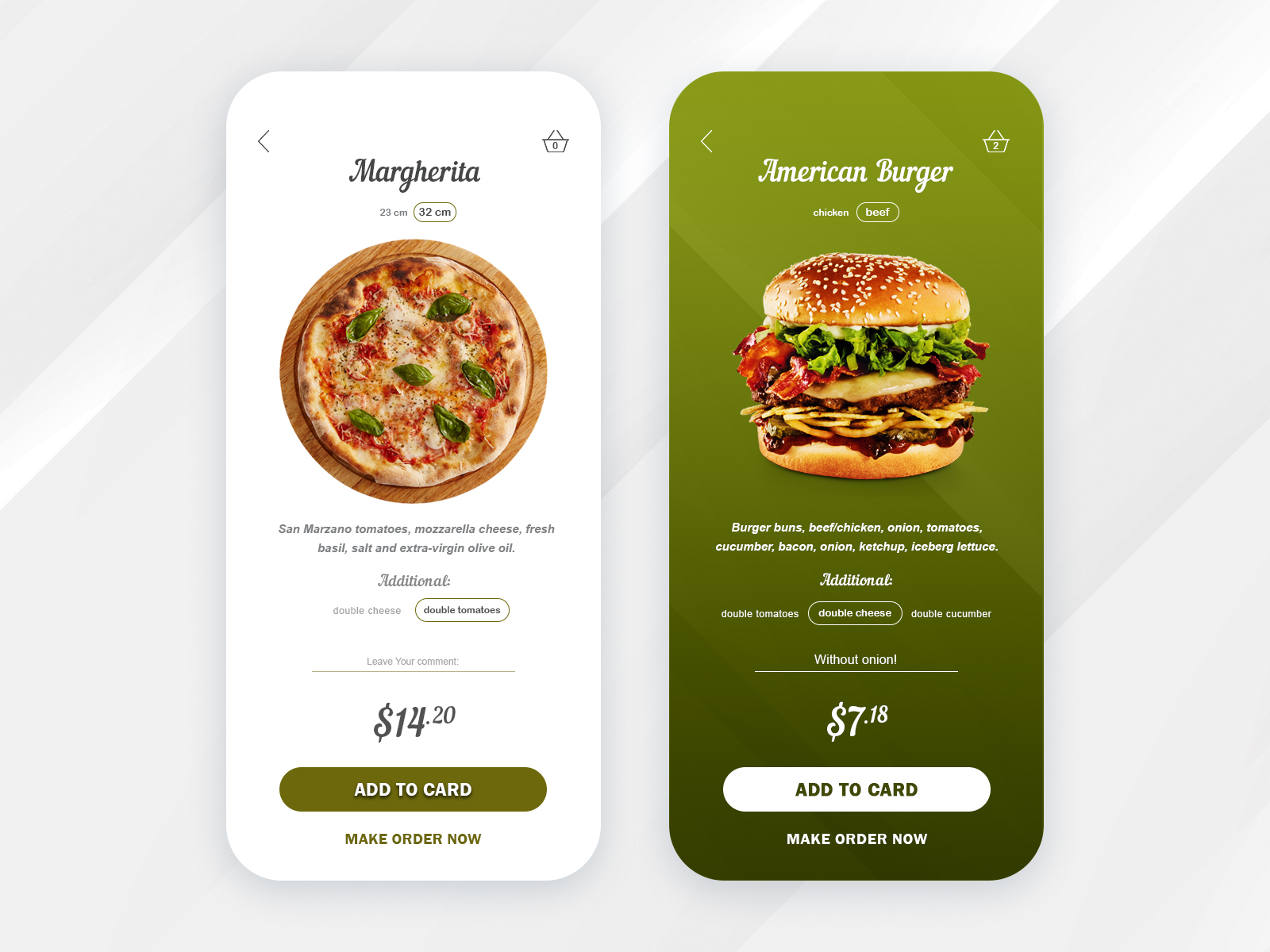 UI Mobile App by Anastasiya on Dribbble