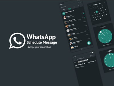 WhatsApp Schedule Message schedule ui whatsapp