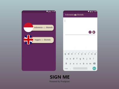 SIGN-ME sign language ui