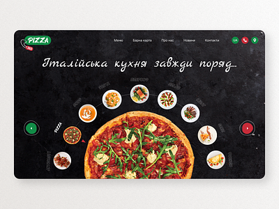 Italian restaurant ui/ux design app clean cooking design eat eating food food and drink home page interface pasta pizza product restaurant soup trendy ui ux web web design