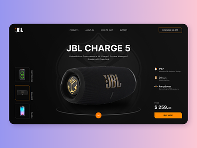 JBL online store ui/ux design