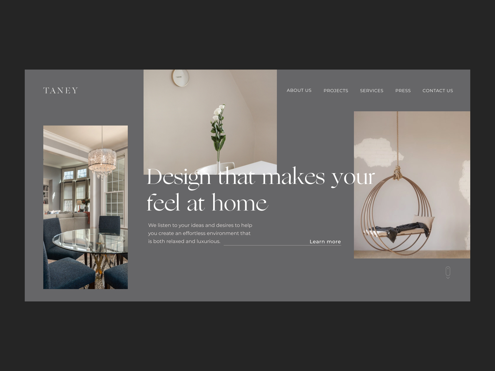 Interior design studio by Iryna Yarova on Dribbble