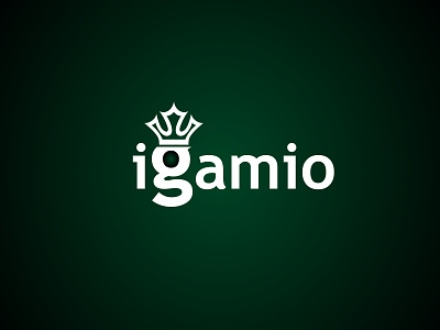 iGamio app branding design flat identity logo minimal type vector website