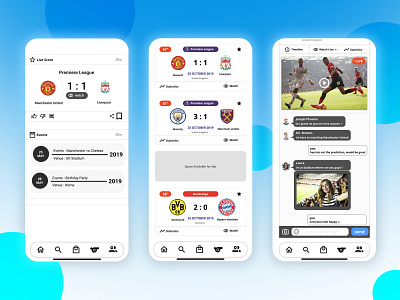 UI&UX Foot Ball Social Media App