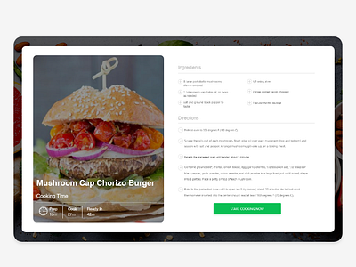 Recipe adobe xd daily ui 040 dailyui recipe ui ux web