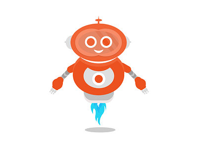 Robot illustration robot