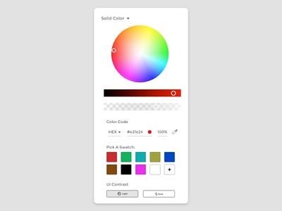 Color picker color picker daily ui daily ui 060 ui web