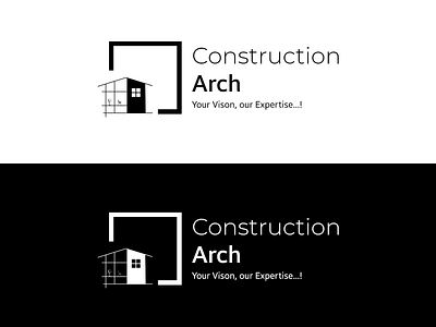 logo construction arch