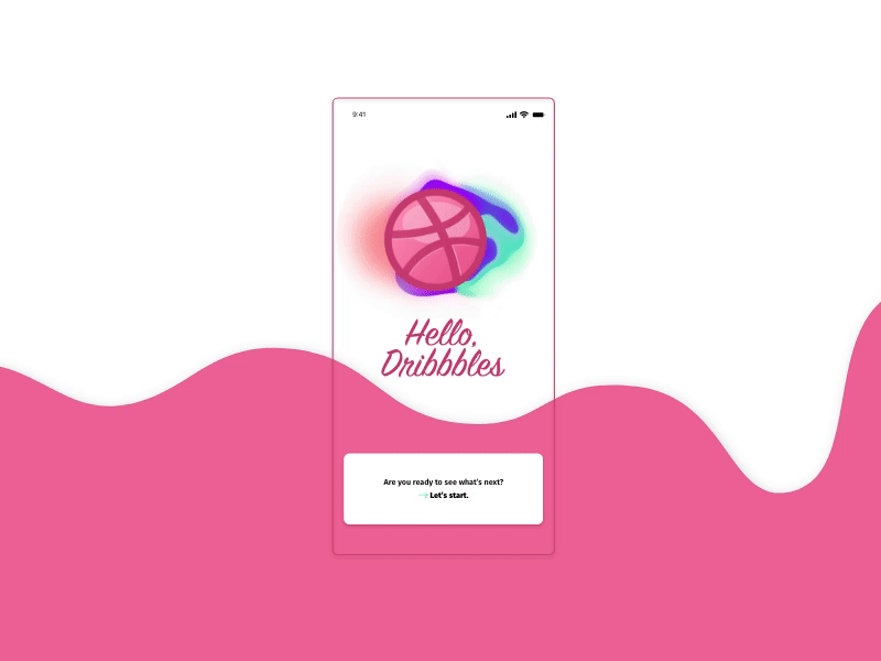 Hello there, Dribbbles!