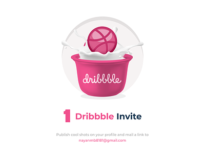Dribbble invite dribbble invitation invite portafolio