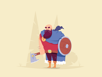 Viking character character design flat flat design illustration illustrator vector vector art viking vikings warrior