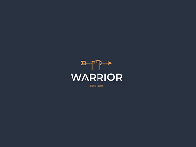 Logo "Warrior" branding design digital digital art digital illustration flat flat design il illustration logo vector warrior