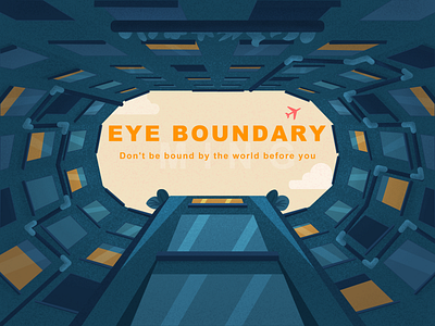 Eye Boundary illustration vector 插图 设计