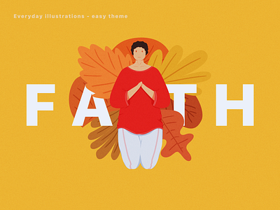 Faith design illustration 插图 设计