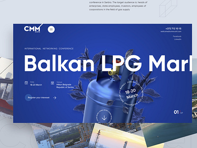 Balkan LPG Market 2019 design flat illustration minimal redesign typography ui ux web website