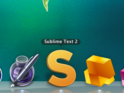 Sublime Text 2 Icon dock icon mac