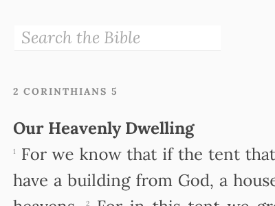 Search the Bible bible flat text typography