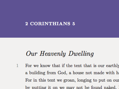 Typesetting the Bible bible print text typography