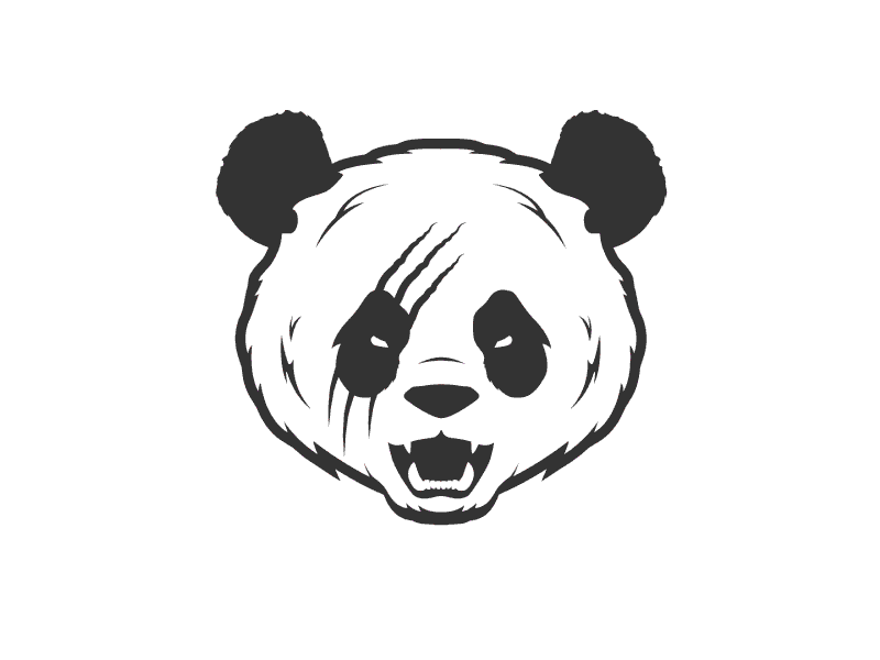 Mad Panda (GIF) 80s animated animation gif logo logotype mad panda