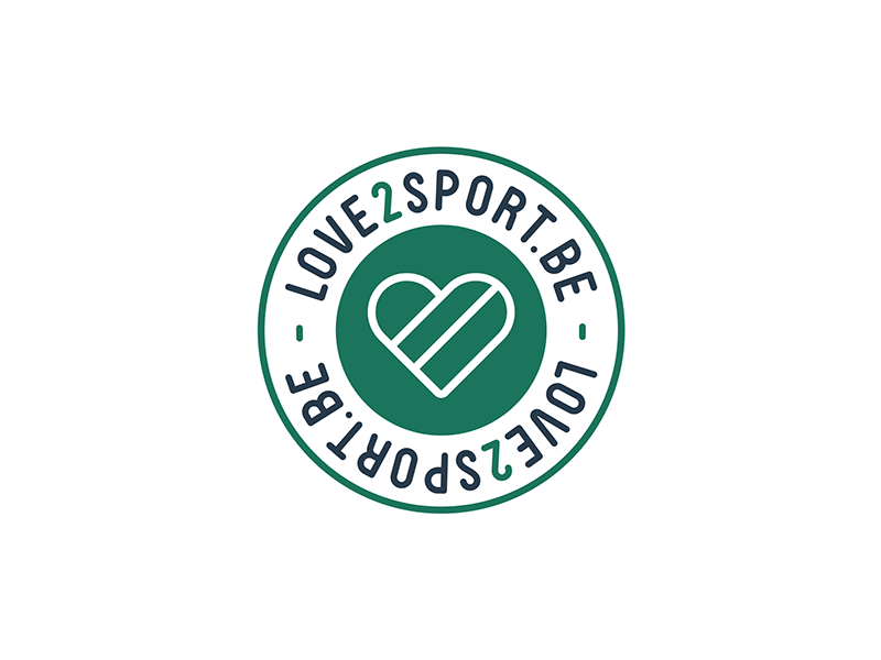 Love 2 Sport badge circle colors illustrator logo love sport vector