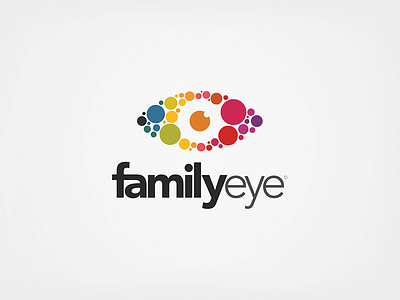 FamilyEye logo colors eye illustrator logo vector