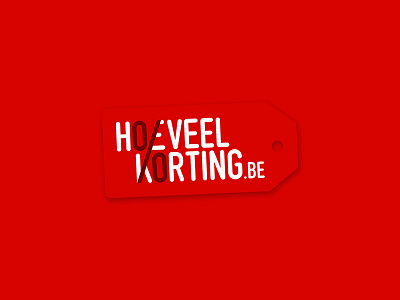 HoeveelKorting.be illustrator logo