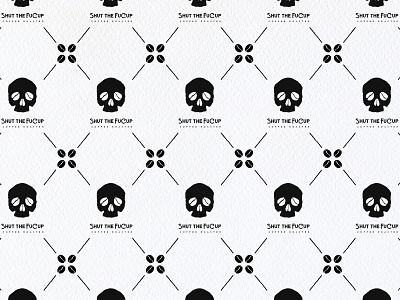 Shut The FuCup Cold Brew Coffee Packaging - Pattern