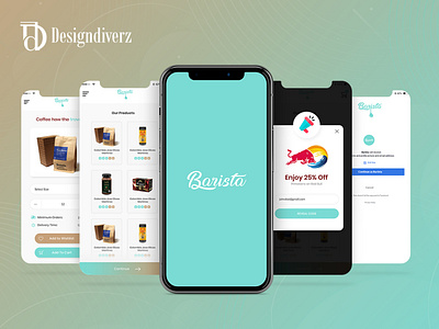 UI/UX Design For Barista App