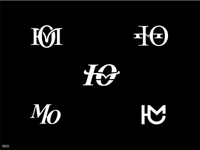 Monogram МЮ branding design illustration logo monogram typography vector