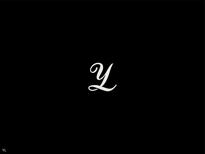 Monogram YL branding logo monogram typography vector