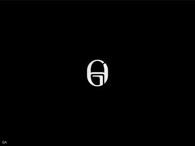 Monogram GA branding logo monogram typography