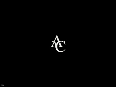 Monogram AC branding logo monogram typography vector