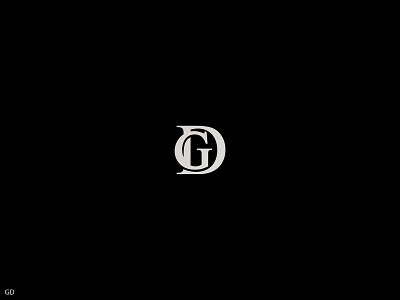 Monogram GD branding logo monogram typography vector