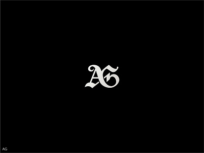 Monogram AG branding logo monogram typography