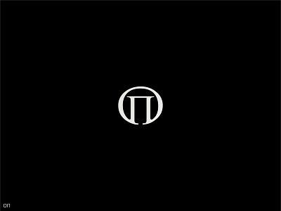 Monogram ОП branding logo monogram typography vector