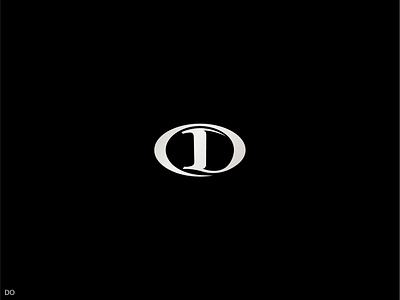 Monogram DO branding logo monogram typography vector